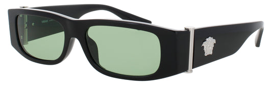 VERSACE 0VE4476U Frame BLACK/SILVER Lens GREEN