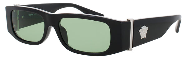 VERSACE 0VE4476U Frame BLACK/SILVER Lens GREEN