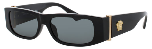 VERSACE 0VE4476U Frame BLACK/GOLD Lens SMOKE