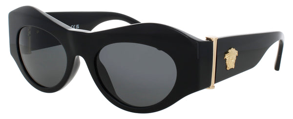 VERSACE 0VE4477U Frame BLACK/GOLD Lens SMOKE