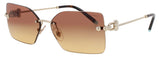 TIFFANY & CO TF3088 Frame GOLD HAVANA Lens GRADIENT ORANGE