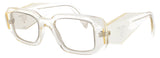 PRADA PR 17WS Frame TRANSPARENT CHAMPAGNE Lens PLATINO