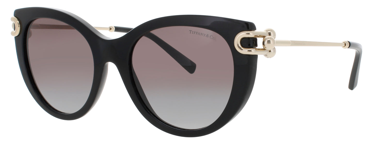 TIFFANY & CO TF4253 Frame BLACK / GOLD Lens GREY GRADIENT