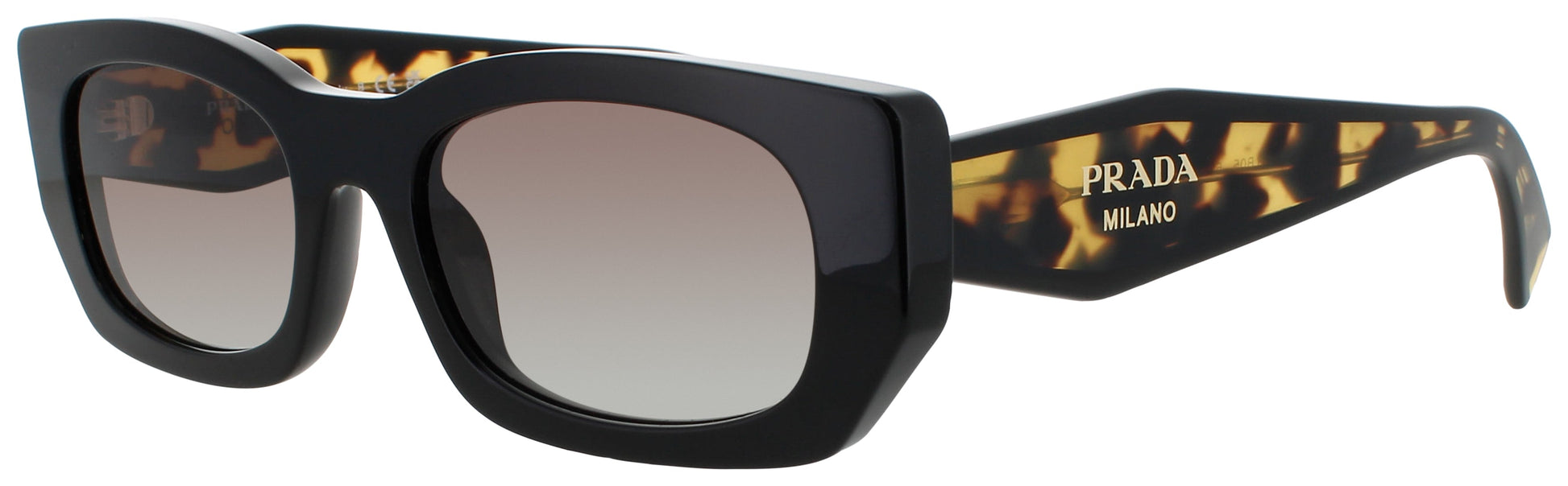 PRADA PR-B05S Frame BLACK/BROWN Lens GREY