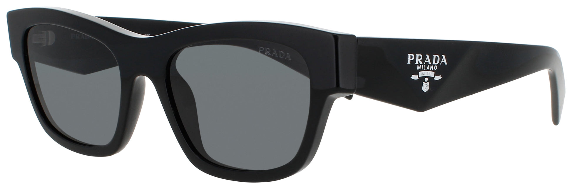 PRADA PR-B09S Frame BLACK Lens DARK GREY