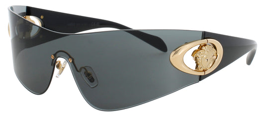 VERSACE 0VE2280 Frame GOLD Lens SMOKE