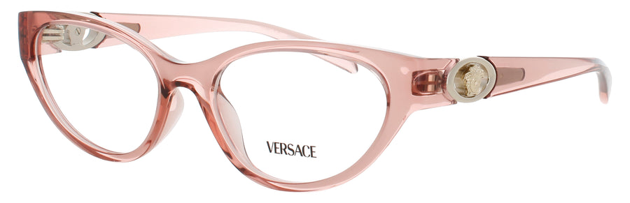 VERSACE 0VE3372U Frame TRANSPARENT PINK Lens DEMO
