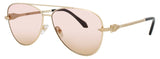 VERSACE 0VE2283 Frame GOLD Lens GRADIENT PINK ORANGE