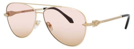VERSACE 0VE2283 Frame GOLD Lens GRADIENT PINK ORANGE