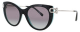 TIFFANY & CO TF4232 Frame BLACK ON TIFFANY BLUE Lens GRADIENT GREY