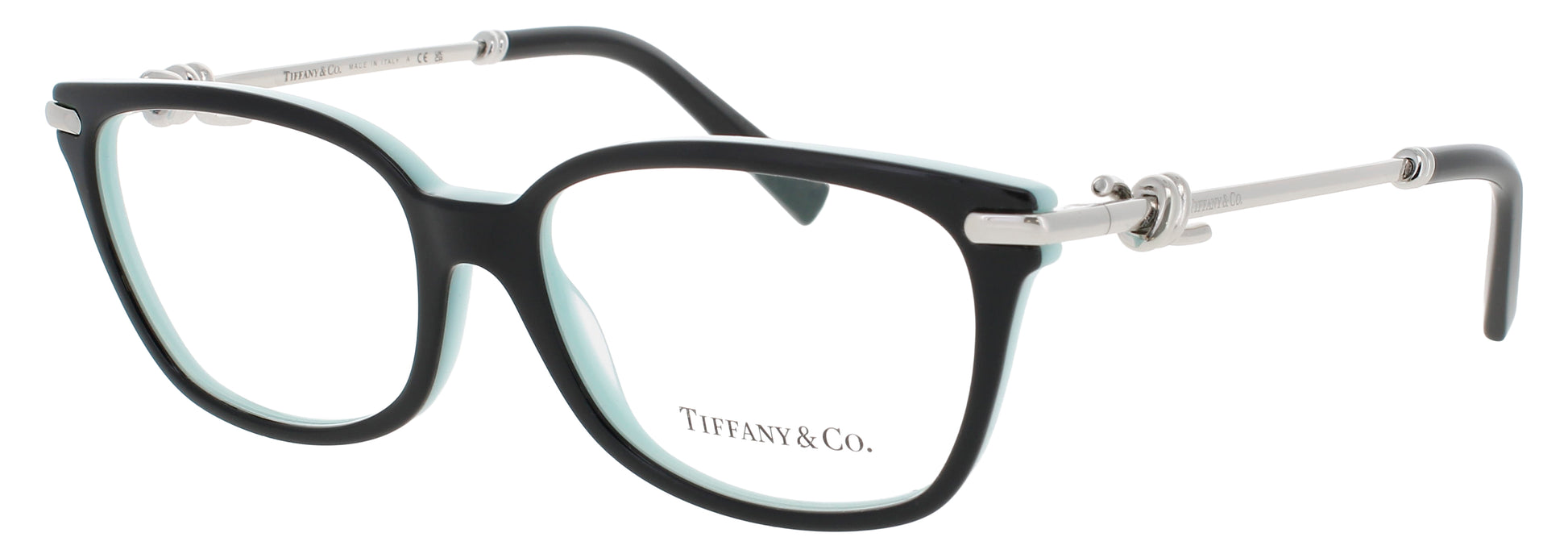 TIFFANY & CO TF2281 Frame BLACK ON TIFFANY BLUE Lens DEMO