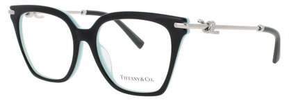 TIFFANY & CO TF2284B Frame BLACK ON TIFFANY BLUE Lens DEMO