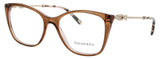 TIFFANY & CO TF2160B Frame BROWN ON PINK GREY Lens DEMO