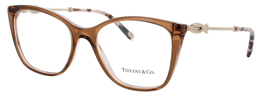 TIFFANY & CO TF2160B Frame BROWN ON PINK GREY Lens DEMO