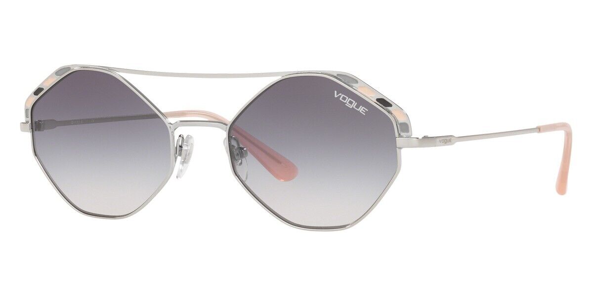 VOGUE 0VO4134S Frame SILVER Lens PINK GRADIENT DARK GREY