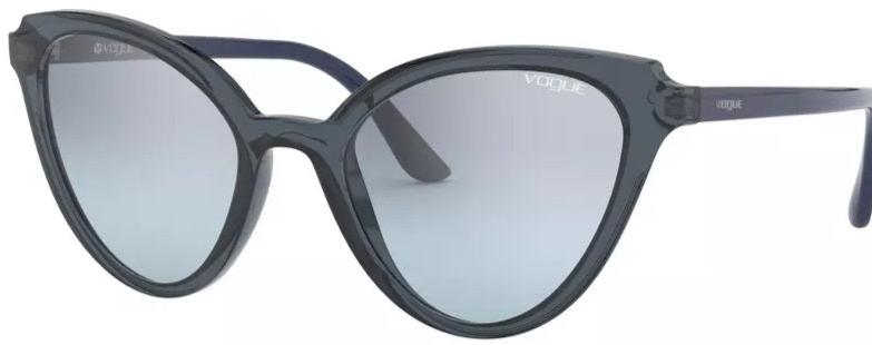 VOGUE 0VO5294S Frame TOP TRANSPARENT BLUE/BLU Lens AZURE MIRROR GRADIENT