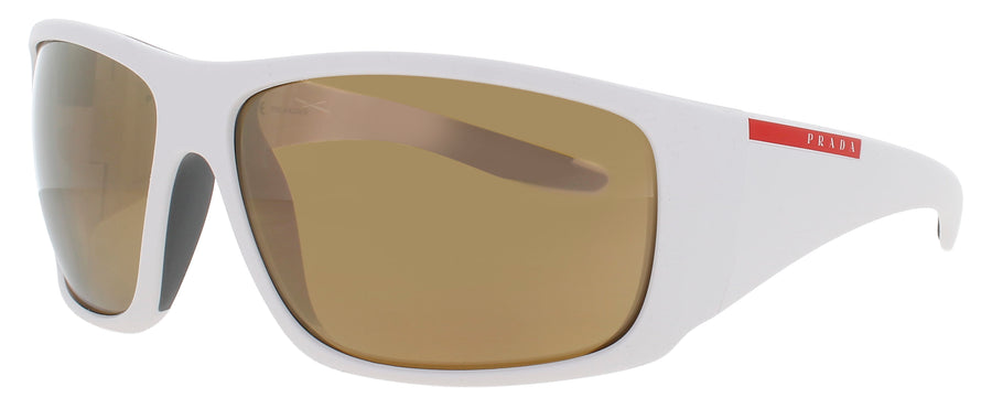 PRADA PS 04VS Frame WHITE Lens BROWN MIRROR