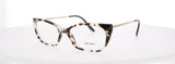 PRADA 0PR14XV Frame SPOTTED BROWN Lens DEMO