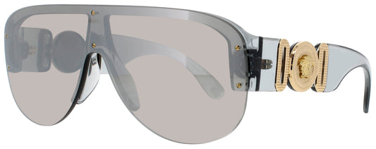 VERSACE VE4391 Frame TRANSPARENT GREY Lens GREY MIRROR SILVER