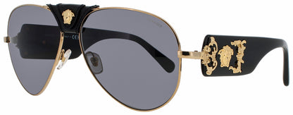VERSACE 0VE2150Q Frame GOLD/BLACK Lens GREY