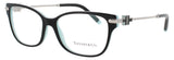 TIFFANY & CO TF2207 Frame BLACK ON TIFFANY BLUE Lens DEMO