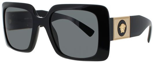 VERSACE VE4405 Frame BLACK/GOLD Lens DARK GREY