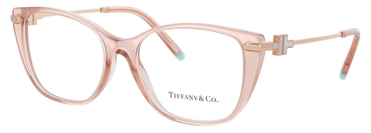 TIFFANY & CO TF2216 Frame TRANSPARENT PEACH Lens DEMO