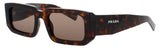 PRADA PR 06YS Frame TORTOISE Lens DARK BROWN
