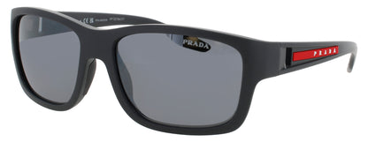 PRADA PS 01WS Frame DARK GREY Lens POLARIZED GREY MIRROR