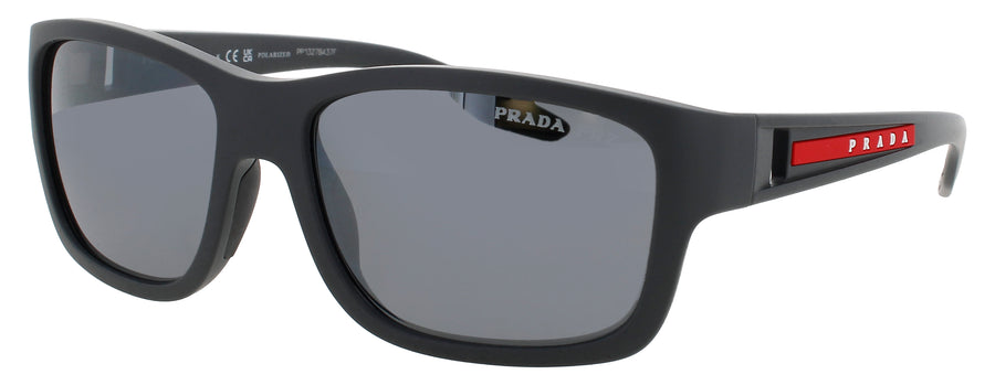PRADA PS 01WS Frame DARK GREY Lens POLARIZED GREY MIRROR