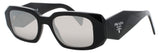 PRADA PR 17WS Frame BLACK Lens GREY MIRROR