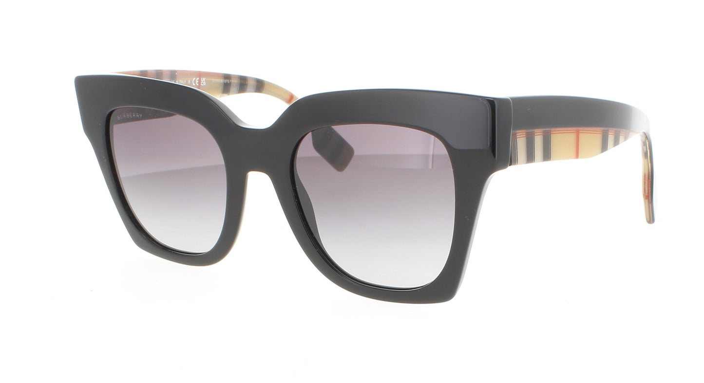 BURBERRY 0BE4364 Frame BLACK Lens GREY GRADIENT