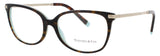 TIFFANY & CO TF2221 Frame HAVANA ON TIFFANY BLUE Lens DEMO