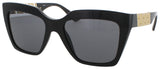 VERSACE 0VE4418 Frame GOLD/BLACK Lens DARK GREY