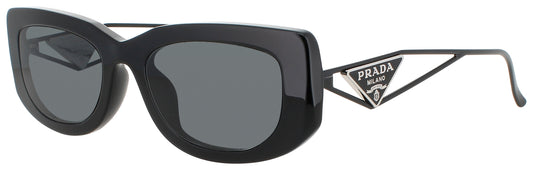 PRADA PR-14YS-1 Frame BLACK Lens DARK GREY