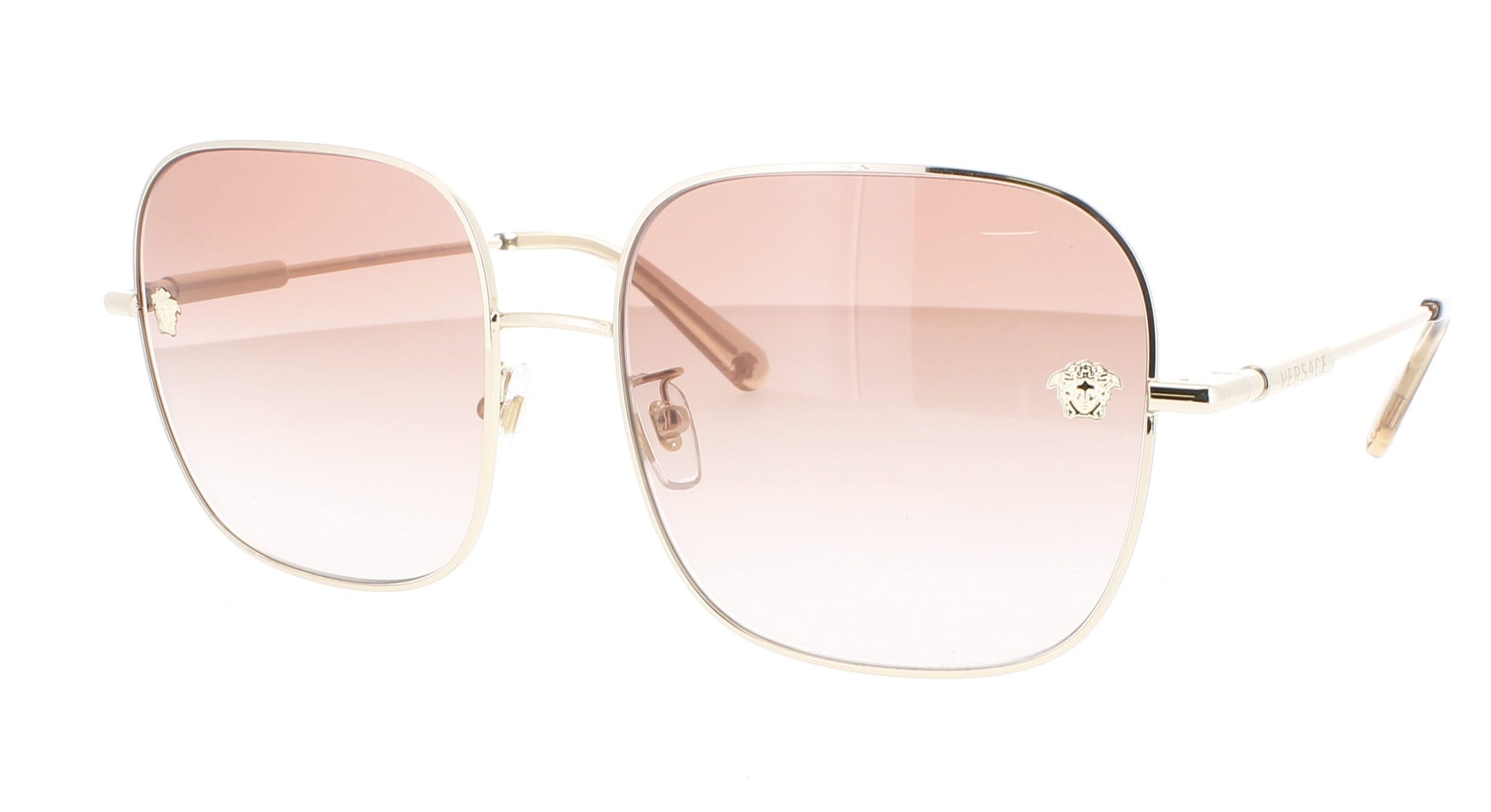 VERSACE 0VE2246D Frame GOLD Lens PINK GRADIENT