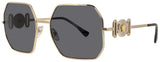 VERSACE VE2248 Frame GOLD Lens DARK GREY