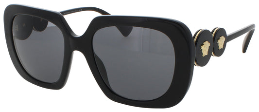 VERSACE 0VE4434 Frame BLACK Lens DARK GREY