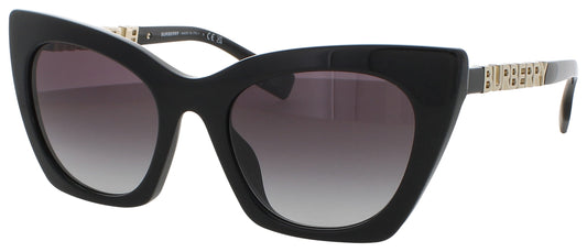 BURBERRY 0BE4372U Frame BLACK Lens GREY GRAIENT