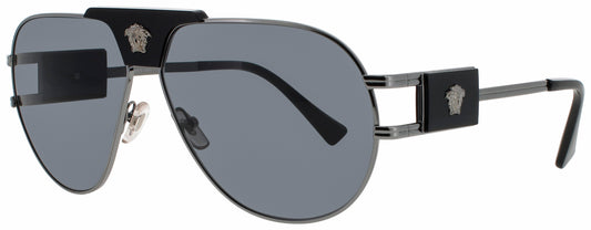 VERSACE 0VE2252 Frame GUNMETAL Lens DARK GREY