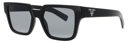 PRADA 03ZS Frame SHINY BLACK Lens GREY GRADIENT