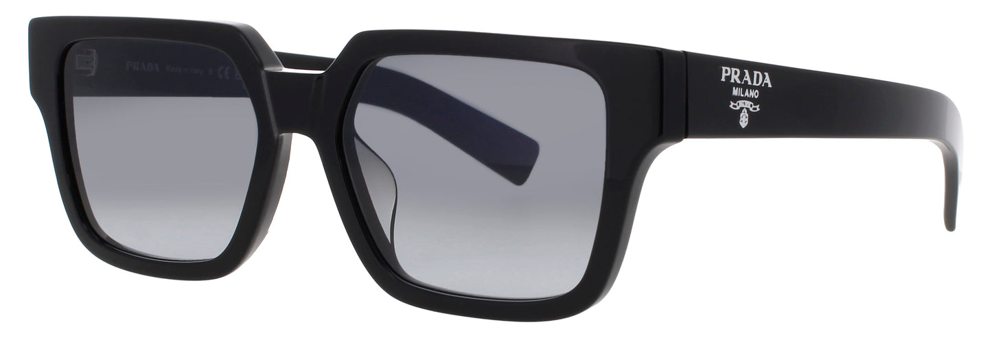 PRADA  PR-03ZSF Frame BLACK MARBLE Lens GREY