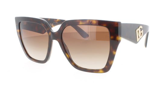 DOLCE & GABBANA 0DG4438 Frame HAVANA Lens BROWN GRADIENT