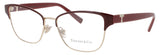 TIFFANY & CO TF1152B Frame FIRED BRICK Lens DEMO