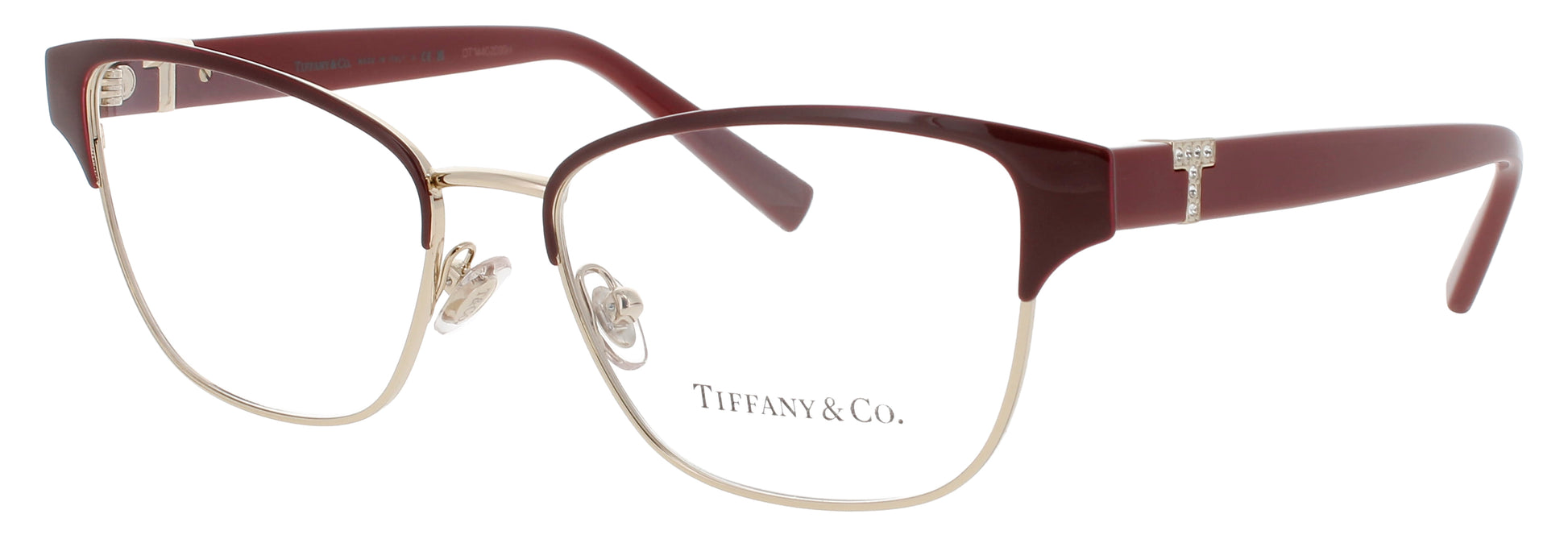 TIFFANY & CO TF1152B Frame FIRED BRICK Lens DEMO
