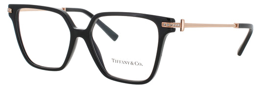 TIFFANY & CO TF2234B Frame BLACK ON ROSE GOLD Lens DEMO