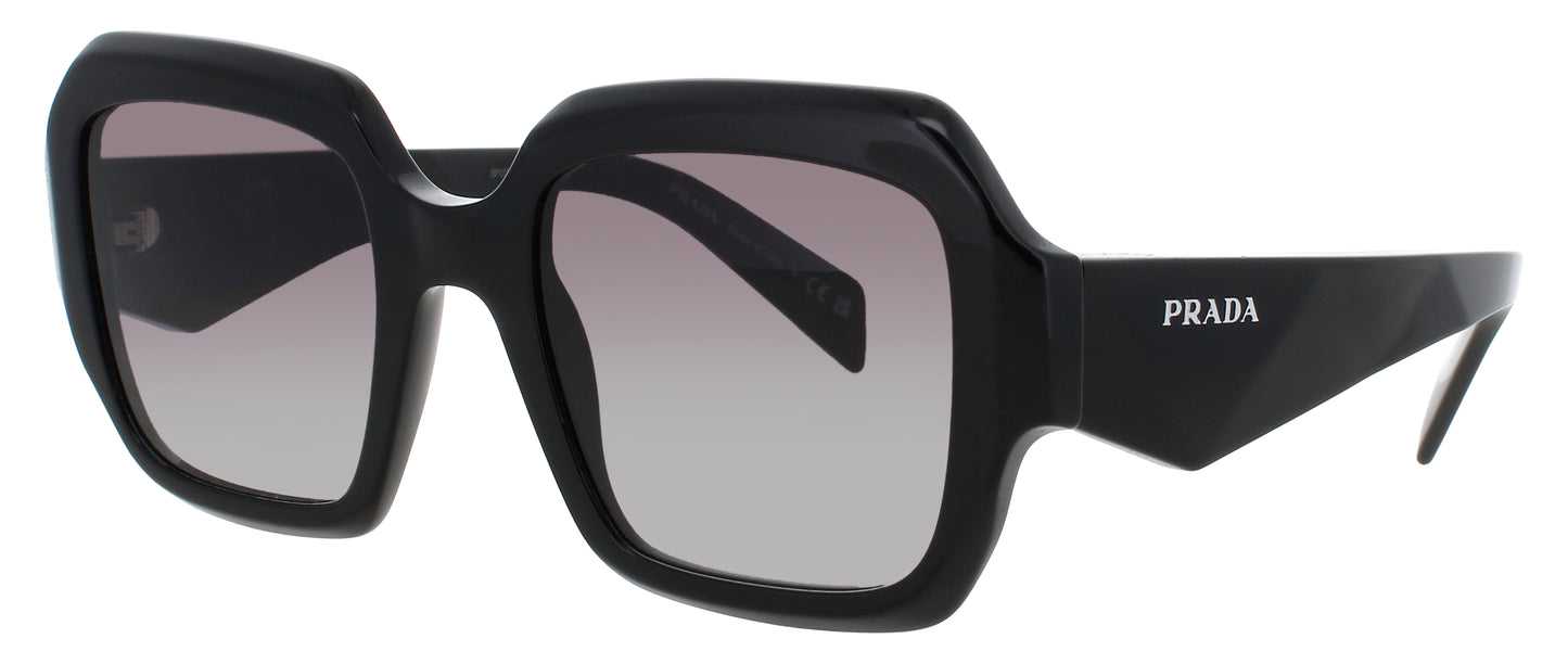 PRADA PR 28ZS Frame BLACK Lens GREY GRADIENT