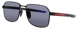 PRADA PS 54WS Frame BLACK Lens BLUE VIOLET MIRROR