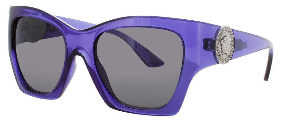 VERSACE 0VE4452 Frame VIOLET Lens SMOKE
