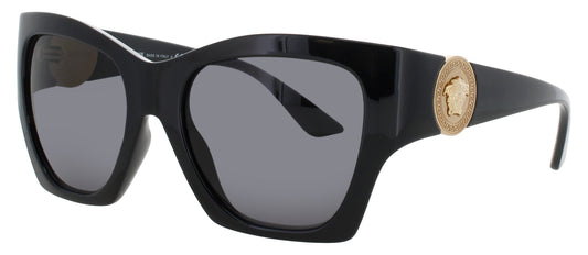 VERSACE 0VE4452 Frame BLACK Lens SMOKE